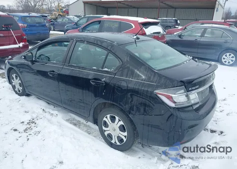 2013 Honda Civic Hybrid из США, поврежденный, VIN 19XFB4F27DE000529